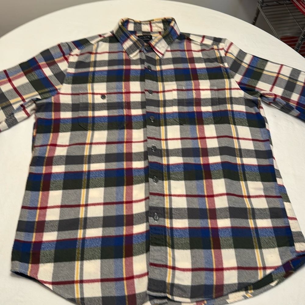 EUC J.Crew men’s flannel shirt SZ L